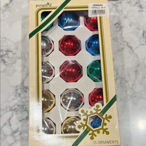 Vintage Pyramid Glass Bulbs